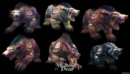 World of Warcraft - Новые формы медведей у ночных эльфов