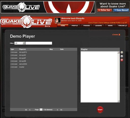 Quake Live Demo Player