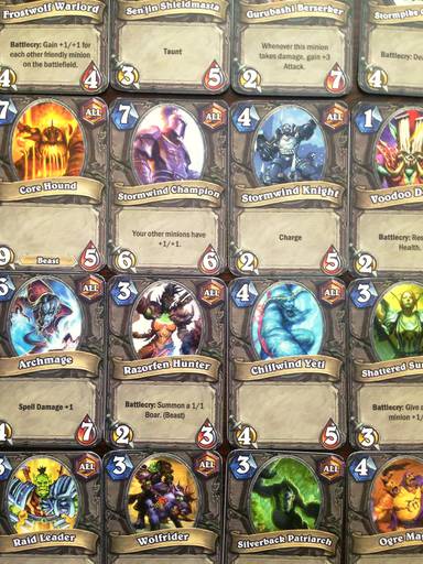 Hearthstone: Heroes of Warcraft - HearhtStone в реальной жизни. Или как я делал игральные карточки.